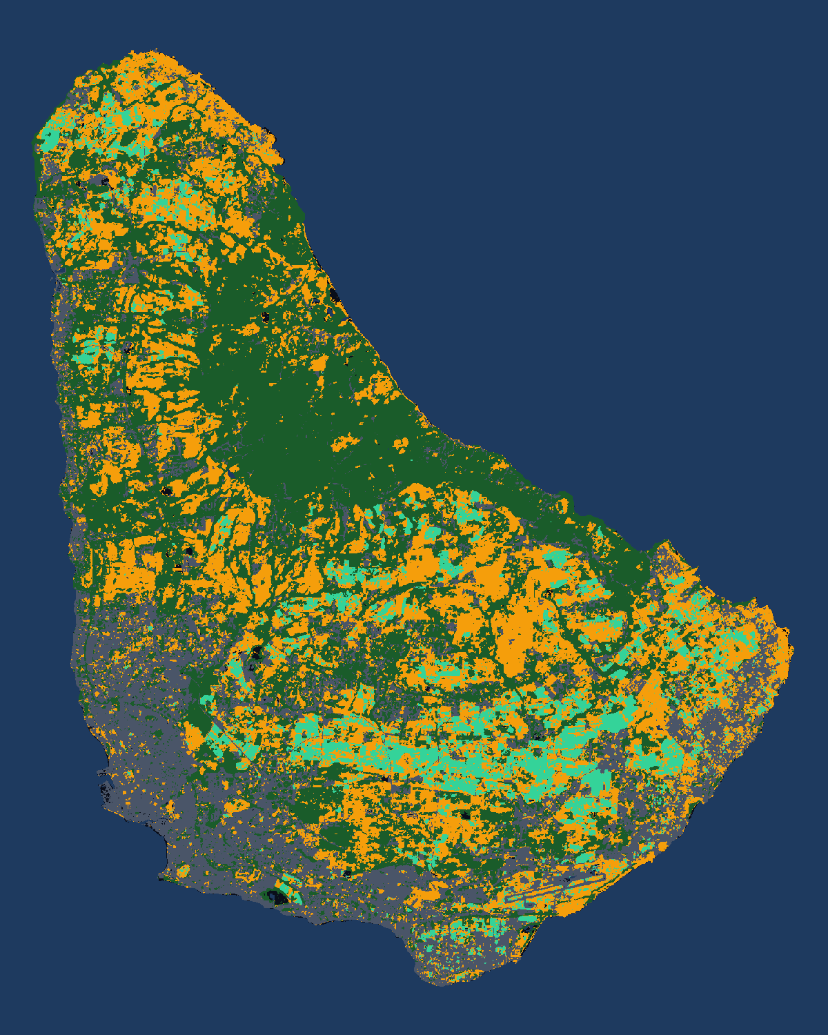 Grassland opportunity areas identified by satellite